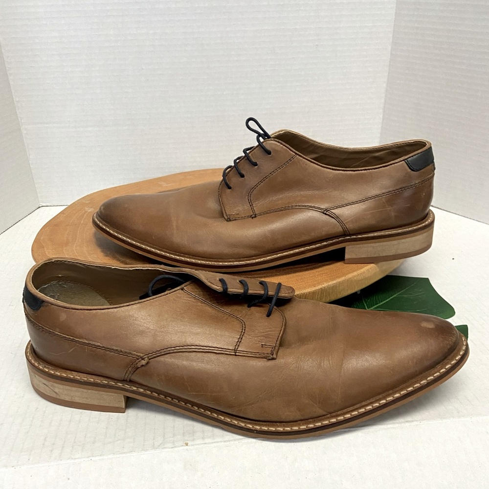 ASOS laced Cognac Oxfords